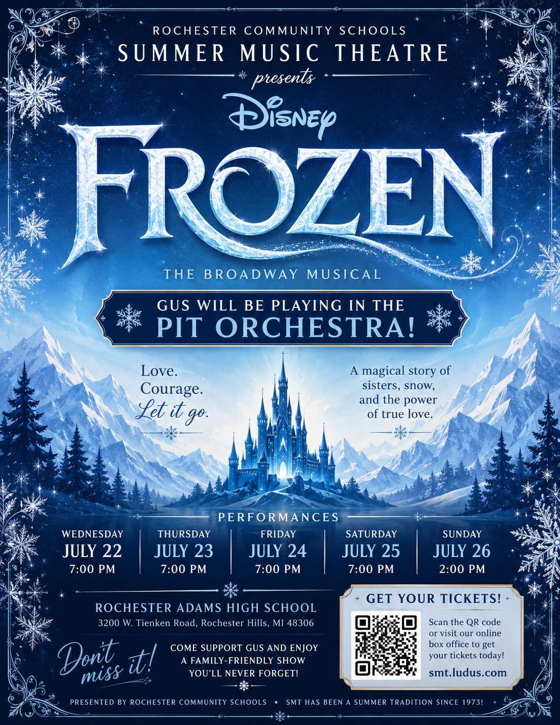 Rochester Schools 2026 Music Production "Frozen"