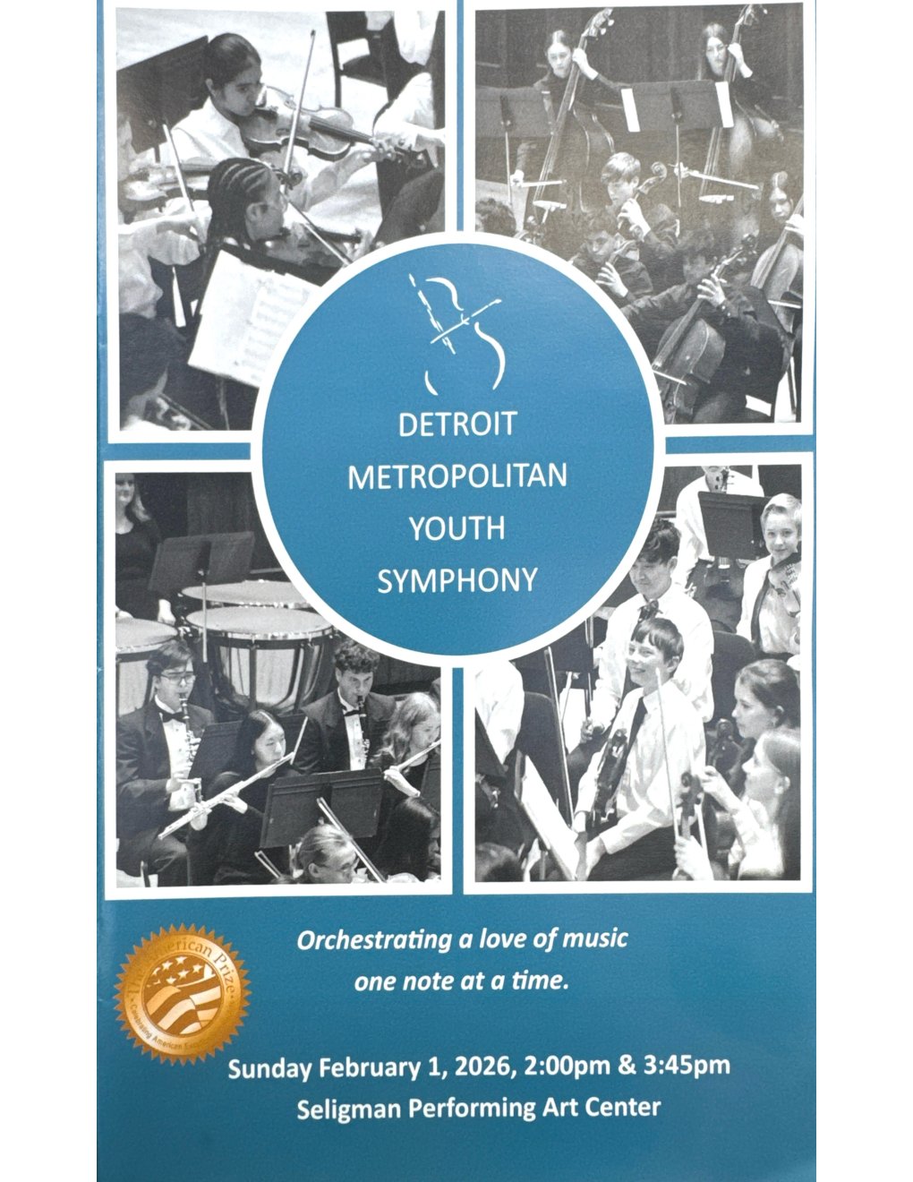 DMYS February 1st 2026 Gus Kish String +Concert Master